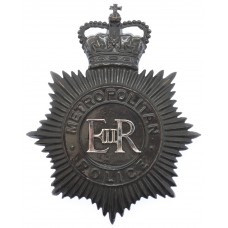 Metropolitan Police Night Helmet Plate - Queen's Crown