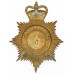 Huntingdonshire County Constabulary Night Helmet Plate - Queen's Crown