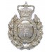 Worcester City Police Wreath Helmet Plate - Queen's Crown