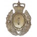 Worcester City Police Wreath Helmet Plate - Queen's Crown