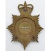 Northampton Borough Police Night Helmet Plate - Queen's Crown