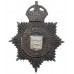 Borough of Hastings Police Night Helmet Plate - King's Crown
