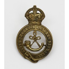 Notts Sherwood Rangers Yeomanry Cap Badge - King's Crown