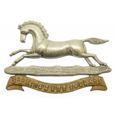 Victorian 3rd King's Own Hussars Cap Badge