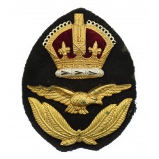 Royal Air Force (R.A.F.) Officer's Cap Badge - King's Crown