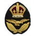 Royal Air Force (R.A.F.) Officer's Cap Badge - King's Crown