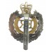 Royal Engineers Anodised (Staybrite) Cap Badge - Queen's Crown