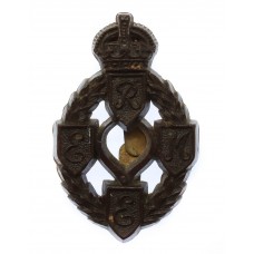 Royal Electrical & Mechanical Engineers (R.E.M.E.) WW2 Plastic Economy Cap Badge
