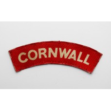 Duke of Cornwall's Light Infantry (CORNWALL) WW2 Printed Shoulder Title