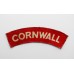 Duke of Cornwall's Light Infantry (CORNWALL) WW2 Printed Shoulder Title
