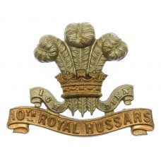 Victorian/Edwardian 10th Royal Hussars Cap Badge