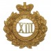 Victorian 13th Hussars Cap Badge