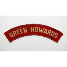 Green Howards (GREEN HOWARDS) WW2 Pinted Shoulder Title