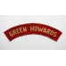 Green Howards (GREEN HOWARDS) WW2 Pinted Shoulder Title