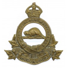 Royal Canadian Army Pay Corps (R.C.A.P.C.) Cap Badge - King's Crown