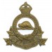 Royal Canadian Army Pay Corps (R.C.A.P.C.) Cap Badge - King's Crown