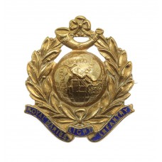 WWI Royal Marine Light Infantry (R.M.L.I.) Brass & Enamel Sweetheart Brooch