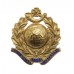 WWI Royal Marine Light Infantry (R.M.L.I.) Brass & Enamel Sweetheart Brooch