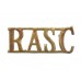 Royal Army Service Corps (R.A.S.C.) Shoulder Title