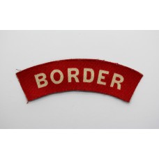 Border Regiment (BORDER) WW2 Printed Shoulder Title