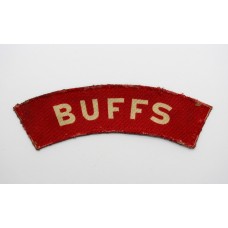 East Kent Regiment (BUFFS) WW2 Printed Shoulder Title