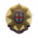 Coldstream Guards Enamelled Sweetheart Brooch