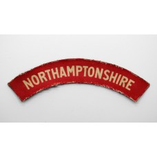 Northamptonshire Regiment (NORTHAMPTONSHIRE) WW2 Printed Shoulder Title