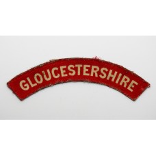 Gloucestershire Regiment (GLOUCESTERSHIRE) WW2 Printed Shoulder Title