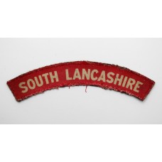 South Lancashire Regiment (SOUTH LANCASHIRE) WW Printed Shoulder Title