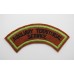 A.T.S. (AUXILIARY TERRITORIAL SERVICE) Cloth Shoulder Title