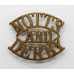 Notts & Derby Regiment Sherwood Foresters (NOTTS/AND/DERBY) Shoulder Title