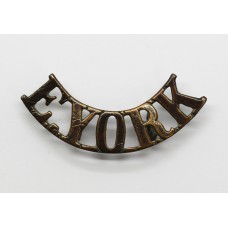 East Yorkshire Regiment (E.YORK) Shoulder Title