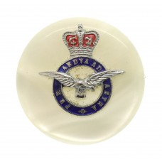 Royal Air Force (R.A.F.) Sweetheart Brooch - Queen's Crown 