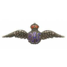 Royal Air Force (R.A.F.) Silver & Enamel Sweetheart Brooch