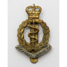 Royal Army Medical Corps (R.A.M.C.) Bi-Metal Cap Badge - Queen's Crown