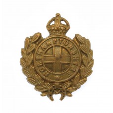 Northamptonshire Regiment Collar Badge - King's Crown