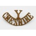 Cheshire Yeomanry (Y/CHESHIRE) Shoulder Title