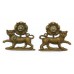 Pair of York & Lancaster Regiment Collar Badges