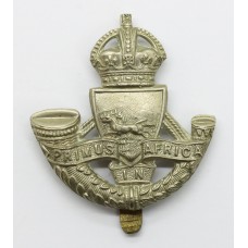 South African Durban Light Infantry Cap Badge - King's Crown