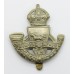 South African Durban Light Infantry Cap Badge - King's Crown