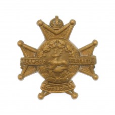 Notts & Derby Regiment (Sherwood Foresters) Collar Badge