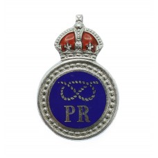 Staffordshire Constabulary Police Reserve Enamelled Lapel Badge - King's Crown