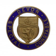 Devon Special Constable Enamelled Lapel Badge