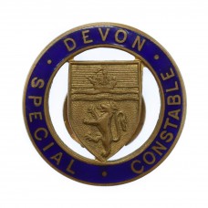 Devon Special Constable Enamelled Lapel Badge