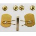 Royal Electrical & Mechanical Engineers (R.E.M.E.) Anodised (Staybrite) Badge Set 