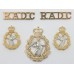 Royal Army Dental Corps (R.A.D.C.) Anodised (Staybrite) Badge Set