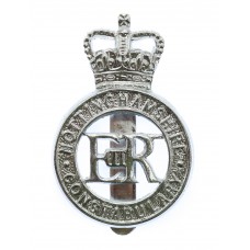 Nottinghamshire Constabulary Cap Badge - Queen's Crown