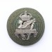 Royal Irish Rifles Officer's Green Cord Cap Boss Badge - King's Crown