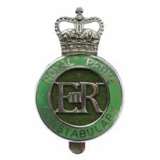 Royal Parks Constabulary Enamelled Cap Badge - Queen's Crown