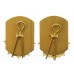 Pair of Royal Logistic Corps (R.L.C.) Collar Badges